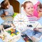 100 Pcs Small Paint Brushes Bulk, Paint Brushes for Kids Acrylic Paint Brushes Set with Flat and Round Pointed Paint Brushes Craft Paint Brushes for Classroom Watercolor Canvas Face Painting